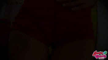 Preview 2 of Mom Hot Sex Fuck Son Friend - AMAZING ASS Busty Blonde Teen! Cameltoe,  Ass n Tits! Yeah