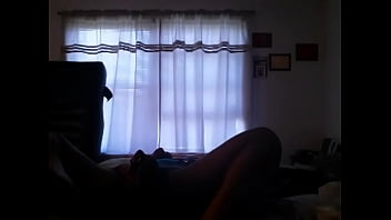 Preview 4 of New Six Xvidios Com - Black Ebony working in the bedroom