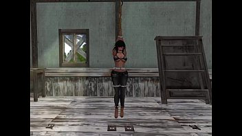 Preview 1 of Sanilyan Xxx Videos Download - Slut slave stripped and hard bondage