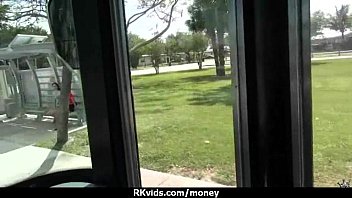 Preview 1 of Betweens First Time - tight teen fucks a man in front of the camera for cash 18
