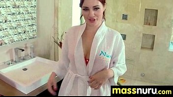 Preview 2 of Nif Tv French - Nuru Massage Ends with a Hot Shower Fuck 15