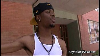 Preview 2 of Tattoo Basck - Black Boy Fuck Tight White Asshole Hardcore 20