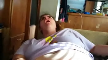 Preview 1 of Brother Sister Massage Shower - Brunette BBW having sex