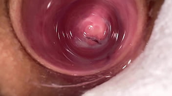 Preview 4 of Romantic Son Mom Hd - Camera deep inside Mia&#039_s tight creamy pussy