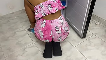 Preview 4 of Ghora Choda Chudi Video - Camara casera real hermanastra en busca de frutas