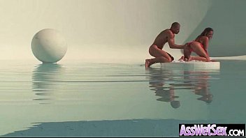 Preview 2 of Doctor Xxx Porn Sex - Anal Sex Tape With Big Round Oiled Ass Sluty Girl clip-28
