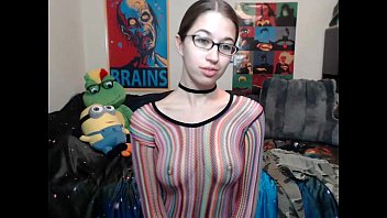 Preview 2 of 15 Girl Xxx Video - teen alexxxcoal flashing boobs on live webcam  - 6cam.biz