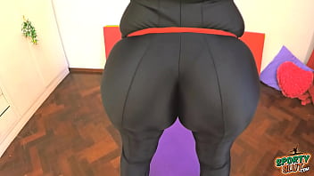 Preview 2 of Davedesi If 2 - BEST ASS 2015! Working Out in a Black BodySuit. Enjoy Fiona!