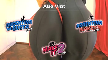 Preview 4 of Davedesi If 2 - BEST ASS 2015! Working Out in a Black BodySuit. Enjoy Fiona!