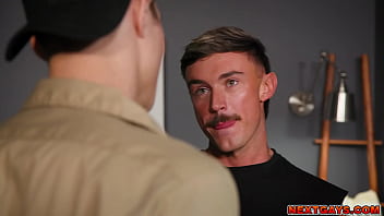 Preview 2 of Poprn In Kids - Watch this hot and sexy gay sex scene with sexy delivery boy Jayden Marcos and Phoenix Ocean
