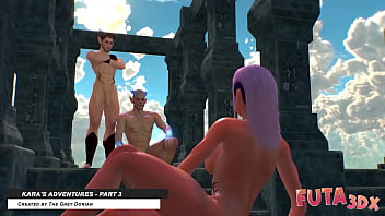 Preview 3 of Granny Gilf Pleasure - Futa3dX - Best Outdoor Futa Scenes - Hot Big Dicked Futa Babes Fucking Outside