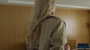 Preview 1 of Xl I - Big natural tits teen blonde Kay Lovely shows amazing body for Playboy