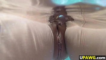 Preview 1 of Tellugusex Bathrums - Twerking makes big ass girl Chase horny