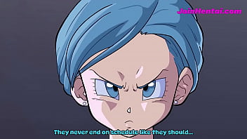 Preview 1 of Turk Denizde - Bulma uses her huge tits and throat to fuck Vegeta - Hentai Cartoon