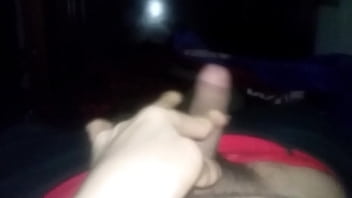 Preview 1 of Shemale Cumshot Pillow Humping - 20151129 021051
