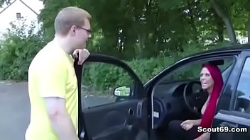 Preview 1 of My Son Help Me - Daddy Seduce Step-daughter Lexy to Fuck Outdoor at Car