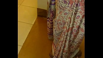 Preview 2 of Nikk Jayne - Wear and Cum in Satin silk saree of neighbor 2