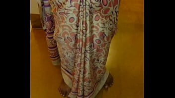 Preview 3 of Nikk Jayne - Wear and Cum in Satin silk saree of neighbor 2