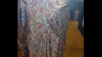 Preview 1 of Nikk Jayne - Wear and Cum in Satin silk saree of neighbor 2