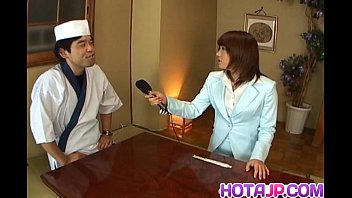 Preview 1 of Japanese Usa Sex - Mitsu Anno gets cock deepthroat and cum in mouth in food fetish