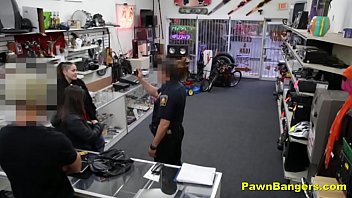 Preview 1 of Blonde Burglar - Shoplifter Fucks Owner To Avoid Jail
