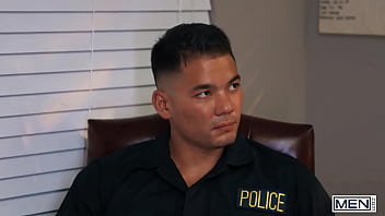 Preview 2 of Rajwapxxx Desi Maharashiyan - Officer Colton Reece Brings Twink Harrison Todd Back To The Police Station &amp_ Gives Him The Fuck Of His Life - MEN