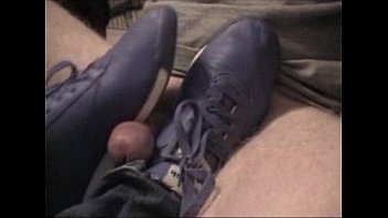 Preview 4 of Annabelle Lee And Lily Rei - All Boks&#039_d in Shoejob. Reebok Freestyle