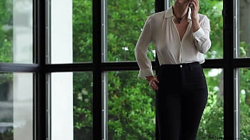 Preview 1 of Sex Mom Hungry Son And Boy - submissive business woman - exposed in public