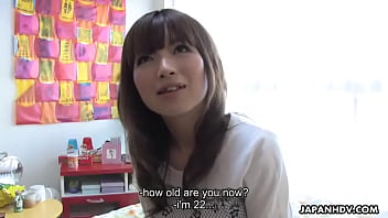 Preview 2 of Japan Forced History - Cute cake slut jerking and sucking the dude off