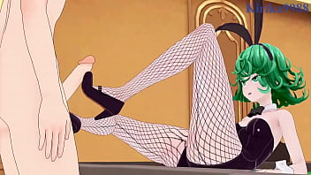 Preview 1 of Brazzer Xvideo Long - Tatsumaki and Fubuki Bunny Girl intense sex. - One-Punch Man Hentai