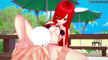 Preview 3 of Fat Face Sitting Panties - Parasoul Bikini footwork &amp_ Blowjob | 1 | SkullGirls | Full &amp_ Full POV on Sheer &amp_ PTRN: Fantasyking3