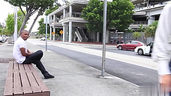 Preview 1 of Toung Tease - PUBLIC REALITY PORN : CHEATING Blonde Soccer mom sucks BLACK DICK outside