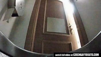 Preview 1 of Por El Culo De Angel - Three secret cameras in a public toilet