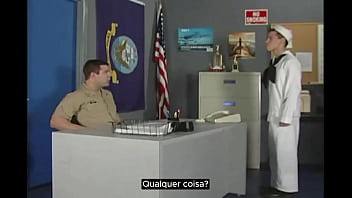 Preview 1 of Film Facking - Sargento fode bunda de marinheiro como puni&ccedil_&atilde_o (legendado)