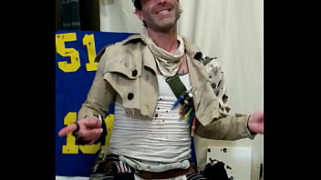 Preview 1 of Sez Xxx Hot Video Dow - Sexy guy Cosplay yoga fun