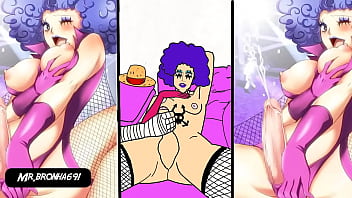Preview 3 of Sexxx Dakar Senegal Sexxxx - Luffy gives Ivankov a handjob Pt1