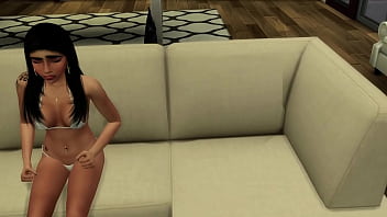 Preview 2 of Suunny Leonne - Hot Tub Party - Sims 4 Porn Video