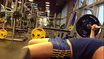 Preview 4 of Sensational Janine English - bulge short gym