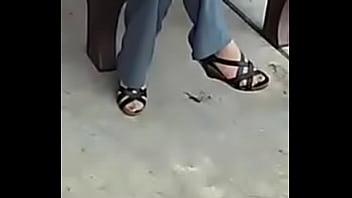 Preview 4 of Gay Mam And Twin - She knows how I feel about her nylon feet