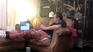 Preview 2 of Amateur Orgy Wife Sharing Party - Mark Wanking 2.MP4