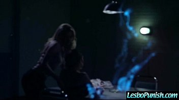 Preview 3 of Porno Stoking - Sex Tape With Lez Girl Punishing Hot Cute Girl vid-22