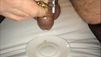 Preview 3 of Sunni Leons - dripping cum in chastity