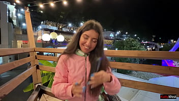 Preview 1 of Nude Pepee - Public Agent - Cute girl got a full tank of cum in her pussy - Creampie
