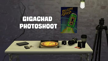 Preview 1 of Xxx Doge And Garil - Alpha Male GigaChad Photoshoot - Sims 4