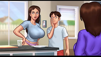 Preview 1 of Romantic Ball Busting - [Summertime Saga] Jenny &amp_ Anon Missionary