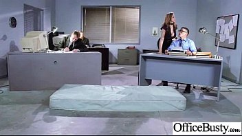 Preview 4 of Mistress Lesbian Pony - Office Sex Tape With Slut Worker Busty Girl vid-15