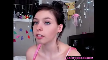 Preview 2 of Huge Buty - Gorgeous Amateur Girl Using a Huge Dildo on Cam