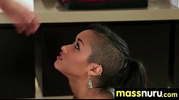 Preview 4 of Make Pornstars Nudist - Sexy Girl Nuru Massage and Fuck 21