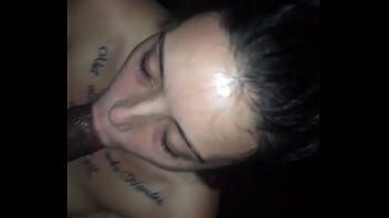 Preview 3 of Breasty Chick Fake - White gurl giving good head after club