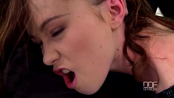 Preview 2 of Pizza Guy Webcam Baby - Secretary Mish Cross gets an anal creampie BDSM style